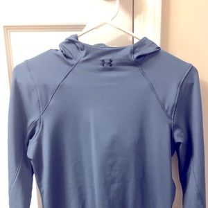 Women's Blue Under Armour Medium Weight Hoodie